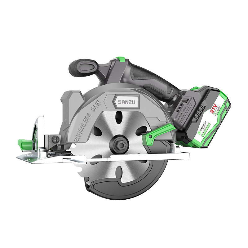 165 mm 21 V sega circolare elettrica senza spazzole per lavorazione del legno portatile